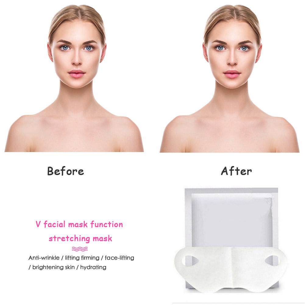 Stretch Face Mask Satın alın 4D V Face Ear-hook Hydrogel Mask Stretching Lifting Firming ...