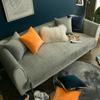 Plush Sofa Cushion Modern Solid Color Fabric Anti-slip Cushion Universal Living Room Thickening High-quality Sofa Decoration