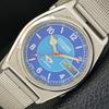 AUTOMATIC VINTAGE CITIZEN 8200 JAPAN MENS BLUE COLOR DIAL WATCH A500301-2 R151b-a500301