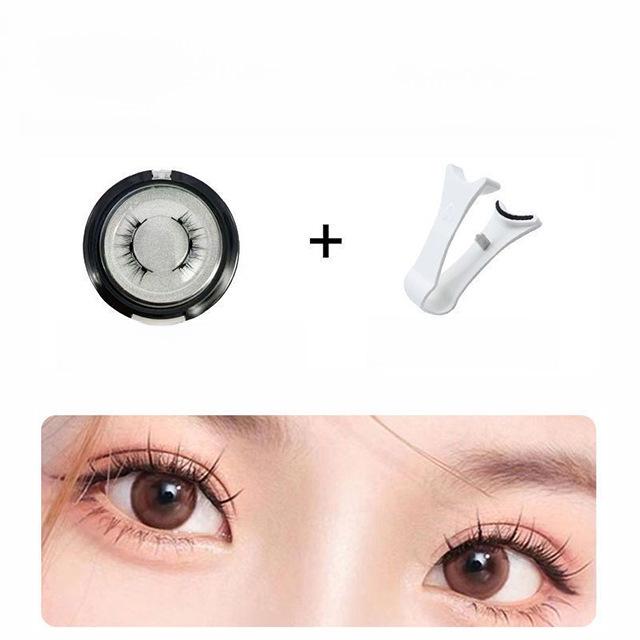 Magnetic Eyelashes Ultra-Natural Look Glue-Free Lightweight Reusable Waterproof Long-Lasting Natural Lashes Strip Lashes Easy to Apply
