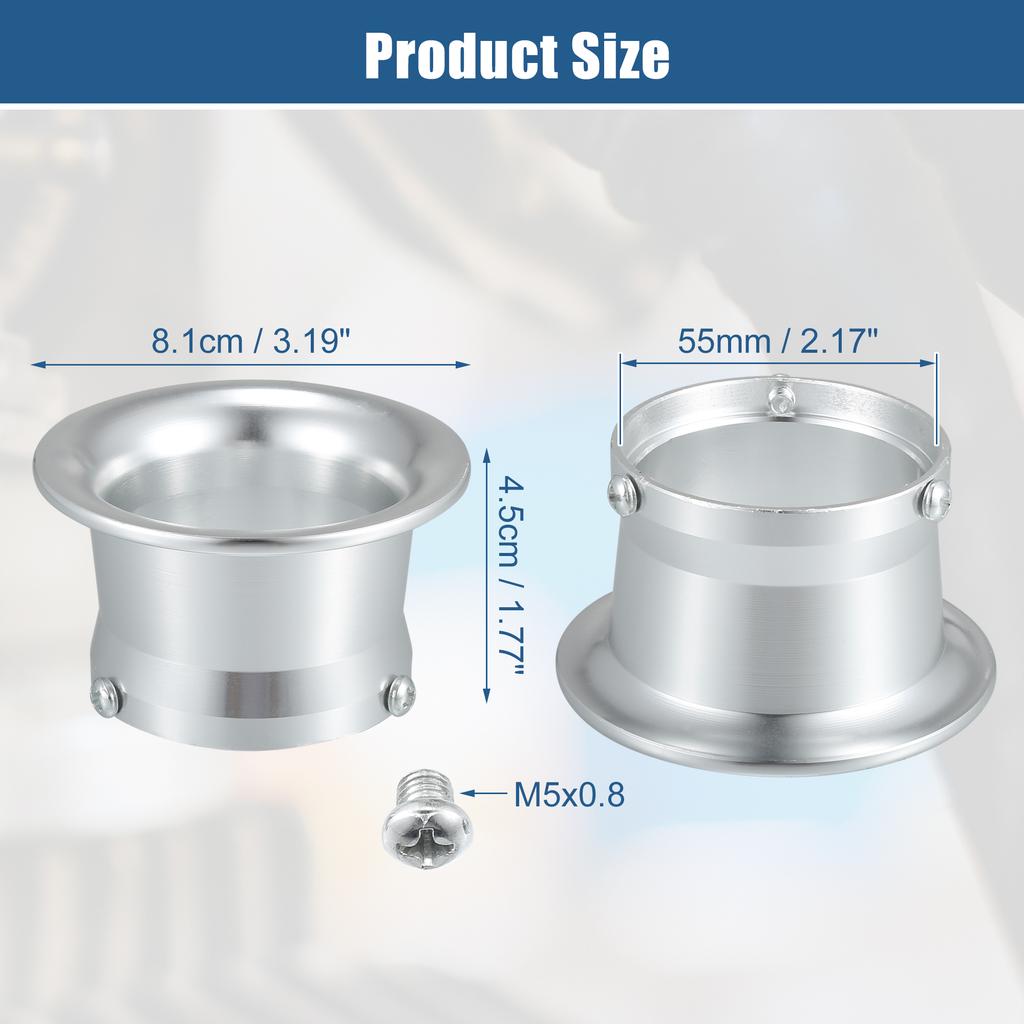 Motoforti 50mm Velocity Stack Motorcycle Carburetor Air Filters Carb Funnel Trumpet for Honda for Yamaha for Kawasaki