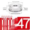 Dual-Sided Flat Timing Pulley: 5M50 Teeth, Width Options 11/16/21/27AF, Bore Size 8-30.