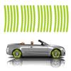 Reflective Car Wheel Sticker,Reflective Exterior Accessories Decoration Decal | Night Reflective Car Wheel Safety