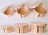 Kiso Crafts Ohitsu Handmade Bending Ring Made In Japan Wooden Hinoki Sawara Sakura 3 Cups Microwave Safe