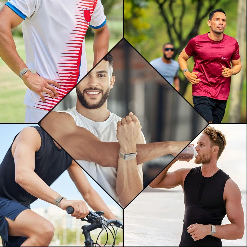 Nylon Fitness Tracker Strap Replacement Wristband for Whoop 5.0 One/Peak/Life MG Women Men