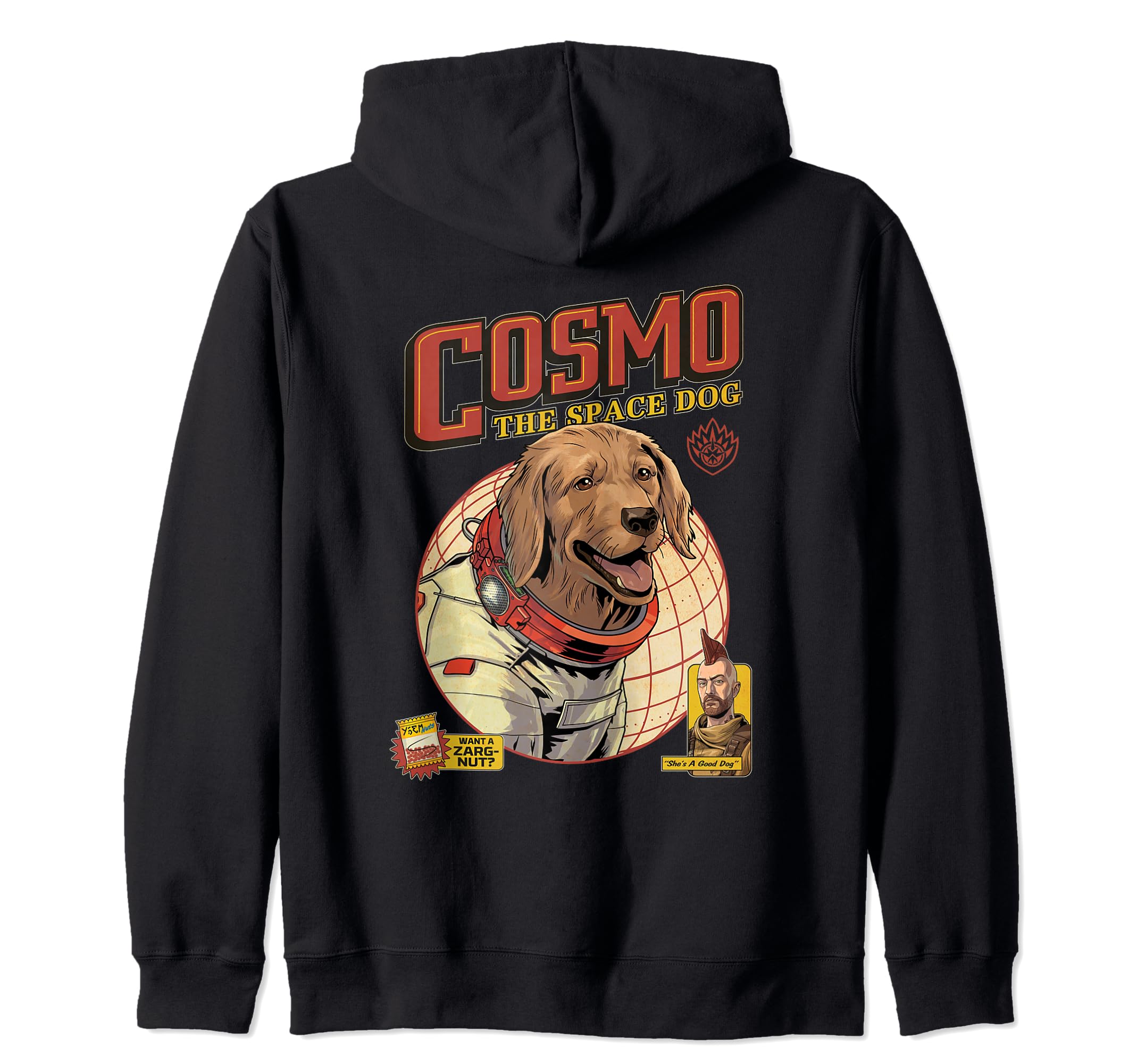 

Marvel Guardians of the Galaxy Volume 3 Cosmo the Space Dog Zip-Up Hoodie