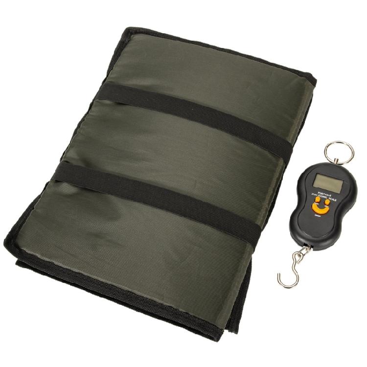 Fishing Unhooking Pad with Weigh Scale Fishing Tackle Fish Gear Weigh Slings Mat