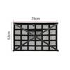 78*5m Truck Car Roof Storage Bag Cargo Net Pocket Organizer Black Accessories
