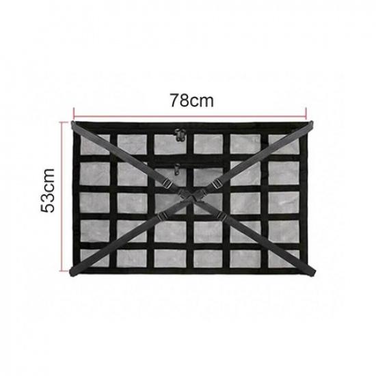 78*5m Truck Car Roof Storage Bag Cargo Net Pocket Organizer Black Accessories