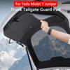 For Tesla Model Y Juniper Trunk Tailgate Guard Pad Leather Trunk Cargo Liner Backplate Protective Anti-dirty Pad Car Accessories