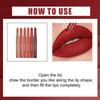6 Colors Natural Lip Liner Pencil Lipstick Waterproof Moisturizing Two In One Lipstick Lip Profiler Makeup Tool Cosmetics