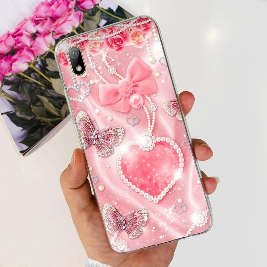 Schöne Hülle mit Aufdruck für Huawei Y5 (2019) AMN-LX9 Weiche Silikon-TPU-Rückabdeckung Für Huawei Y5 2019 Handyhüllen