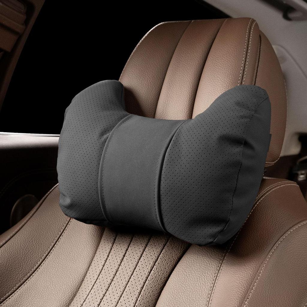 Car Headrest Memory Pillow Lumbar Pad - Fatigue Relief Cushions for Neck & Back