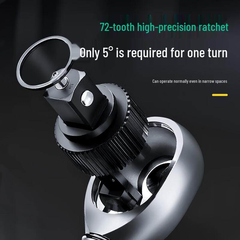 SATA 1/2-inch 2-in-1 Car SUV Tire Torque Wrench