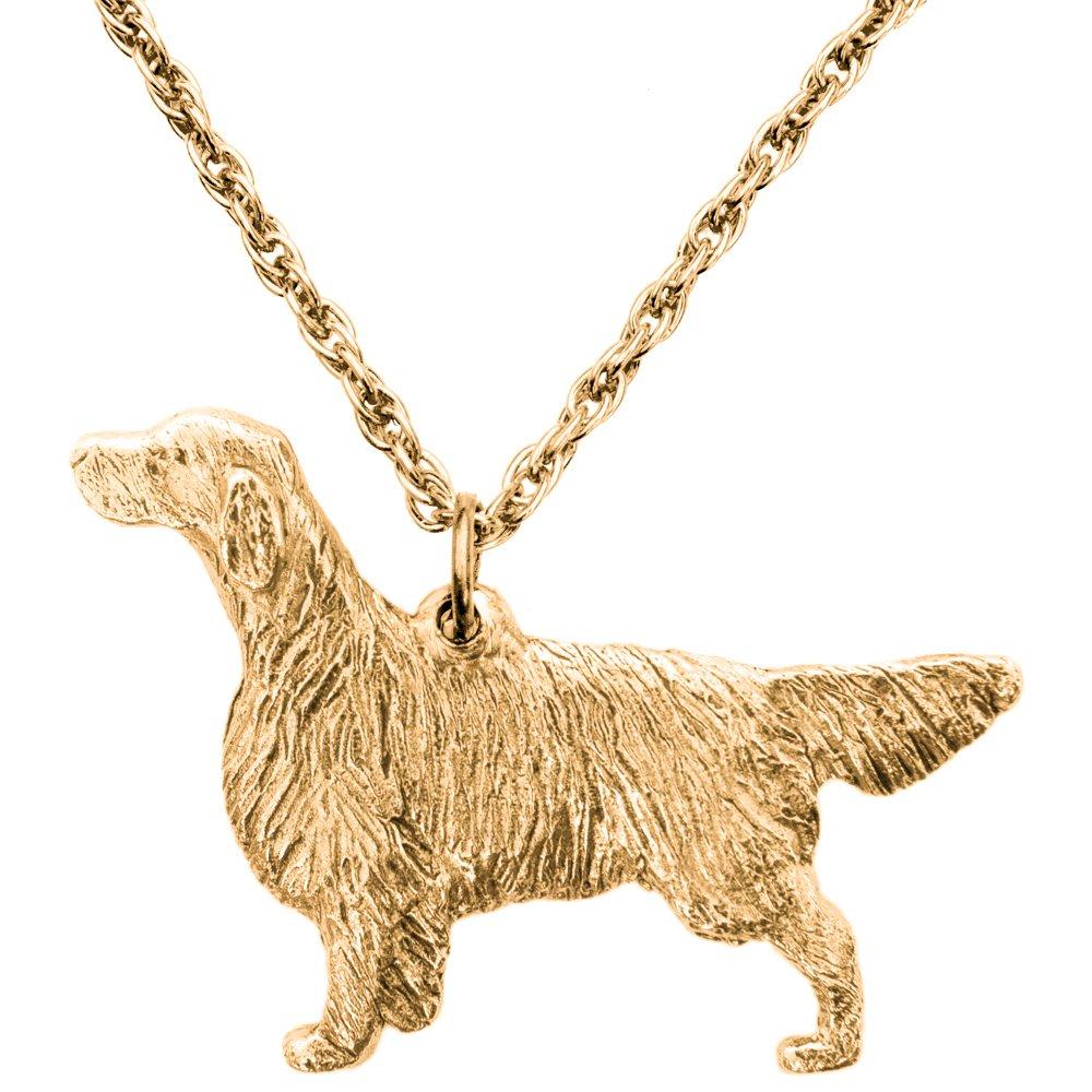 English Setter British-made Art Dog Pendant Necklace Collection