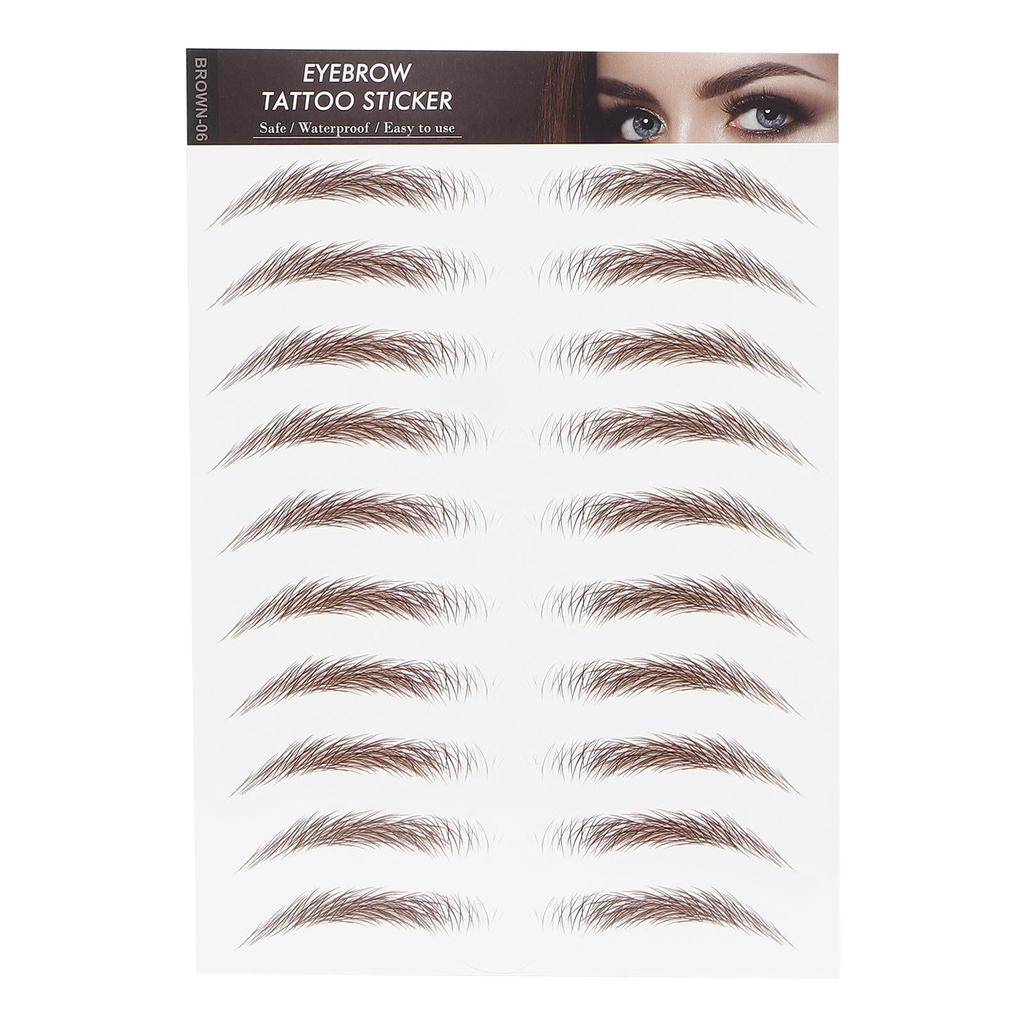 Professional Waterproof Eyebrow Tattoo Sticker Eyebrow Transfer Sticker for Women