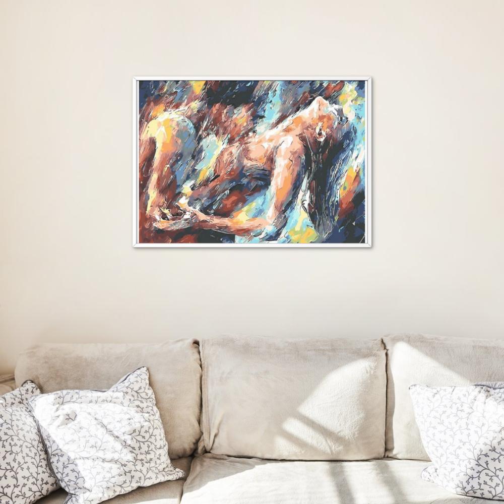 Malowanie Po Numerach Obrazy Do Malowania -Abstrakcja, Namiętność 50X40 Cm