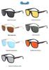 Men's & Women's Polarized Fishing & Fashion Sunglasses - Sun Protection Retro Square Frame
