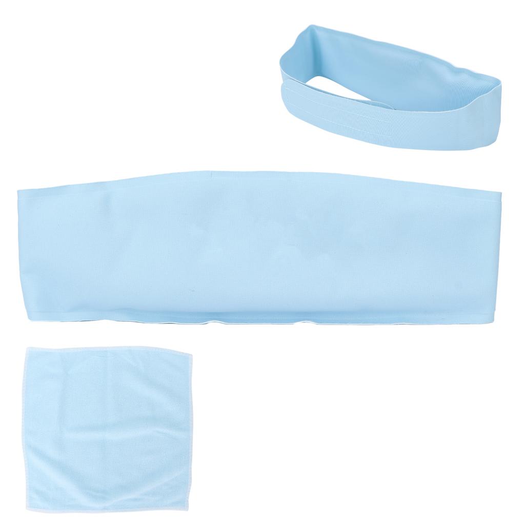 Reusable Neck Ice Pack Cold Compress Shoulder Therapy Wrap Ice Gel Pack for Pain ReliefLight Blue