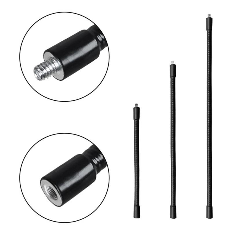 Metal Handheld Tripod Mount Monopod Extension Rod Tripod Poles 1/4iinch Female Threaded to Male Threaded for Tripod