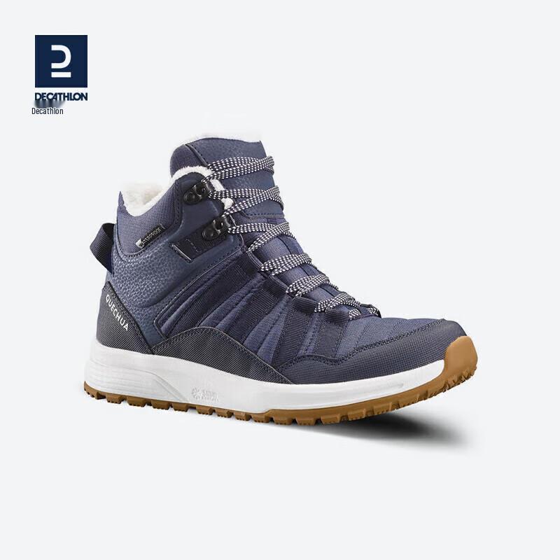 Decathlon Women's Waterproof Warm Winter Mid-Top Boots