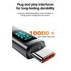 1M/2M 120W Spring Retractable USB A/C Type C To Type C Fast Charging Cable LED Digital Display DATA 480Mbps For Iphone15 16 Sams
