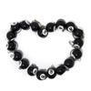 Bag Accessories Snooker Round Ball Billiards Keychain NO.8 Key Chain Lucky Black 8 Keyring Key Ring