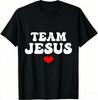 Funny Team Jesus Christian Faith Pray God Religious TShirt Funny Jesus T Shirt Unisexs Clothing Women Graphic 2026 Summer T Shirt