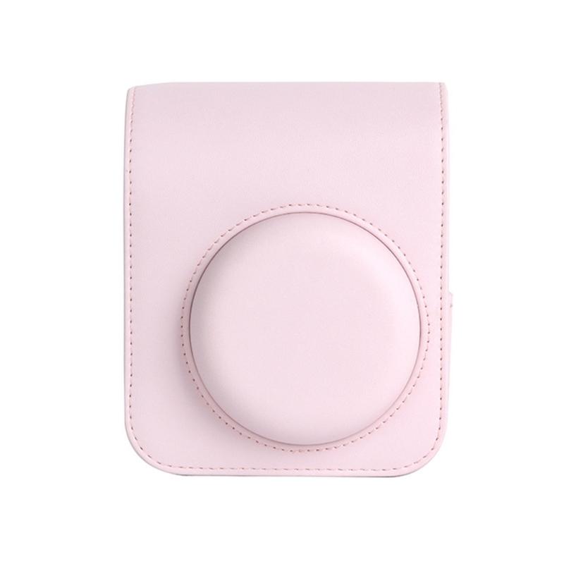 Camera Case PU Leather Soft Silicone Cover Bag for  Polaroid Film Camera Bag w/Shoulder Strap