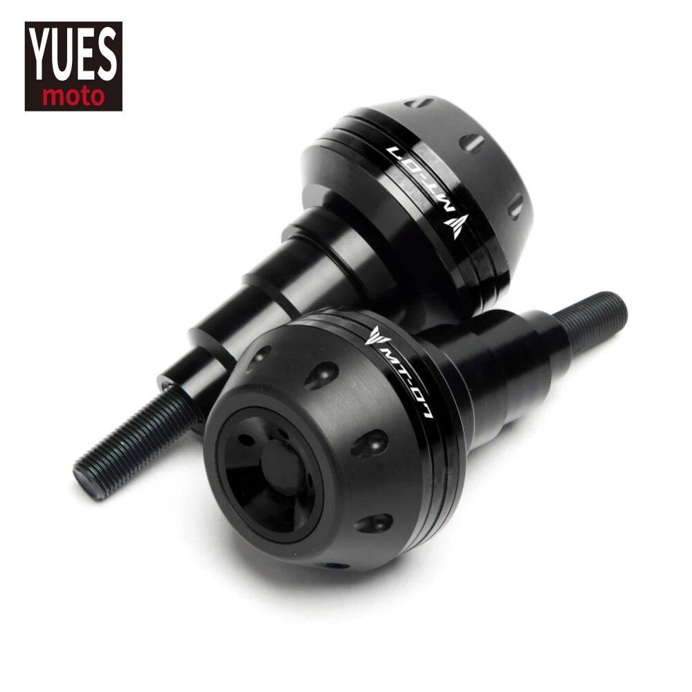 Motorcycle Accessories CNC Frame Sliders Crash Pad Falling Protector Guard For Yamaha MT07 MT 07 2015-
