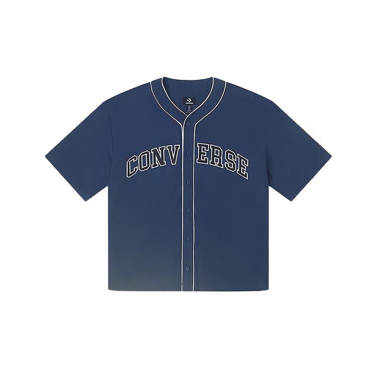 

New Converse Shirts Men s Blue 10027220-A02 L