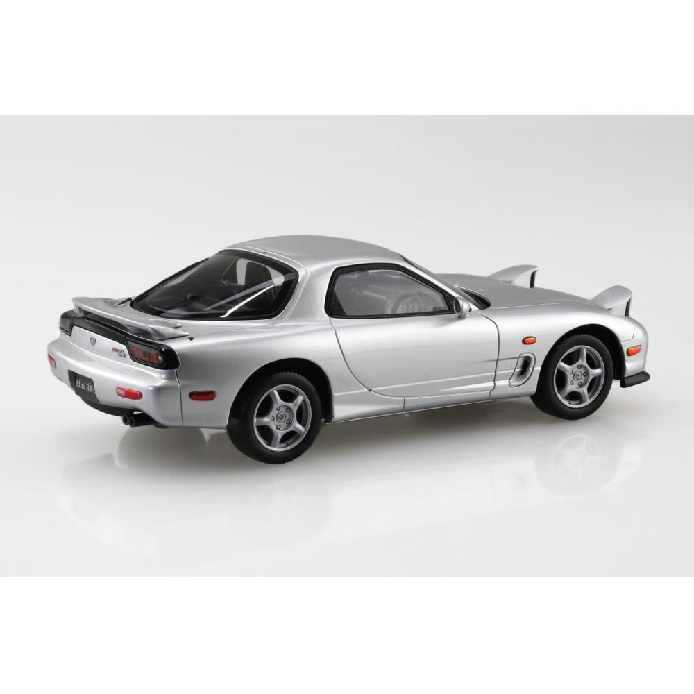 Aoshima Bunka Kyozaisha 132 Rakupla Snap Kit No.04-SS Infini FD3S RX-7 Silverstone Metallic Color-coded Plastic Model