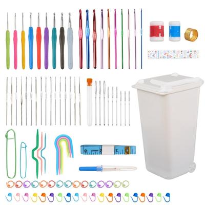 Ergonomic Knitting Needle and Accessories Kits with Storage Case for Making Bag