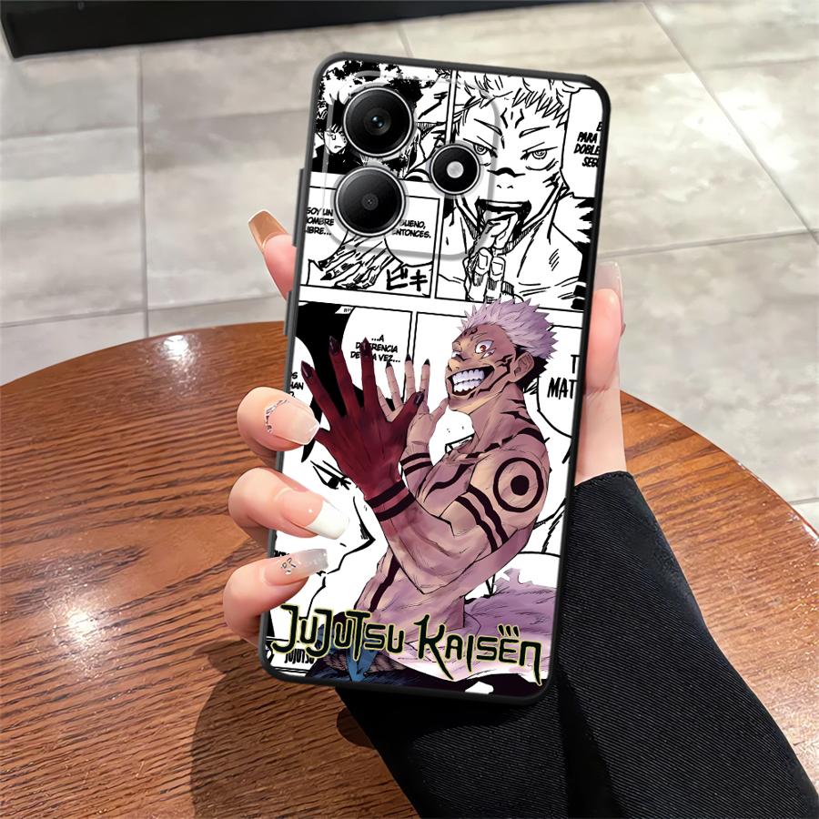 

Аниме J-Jujutsu K-Kaisen Мягкий задний чехол для телефона для Xiaomi Poco M3 M4 Pro C65 F3 F4 F5 M5 C50 C51 X3 X4 X5 Poco X5 Pro