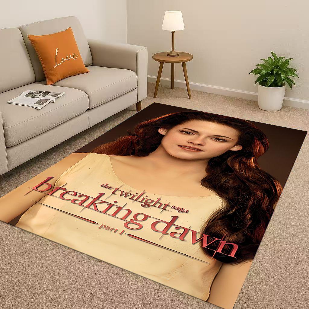 New Twilight Saga Bella Edward Vampire Movie Living Room Non-Slip Area Rug Carpet for Bedroom Playroom Sofa,Home Decor Doormat