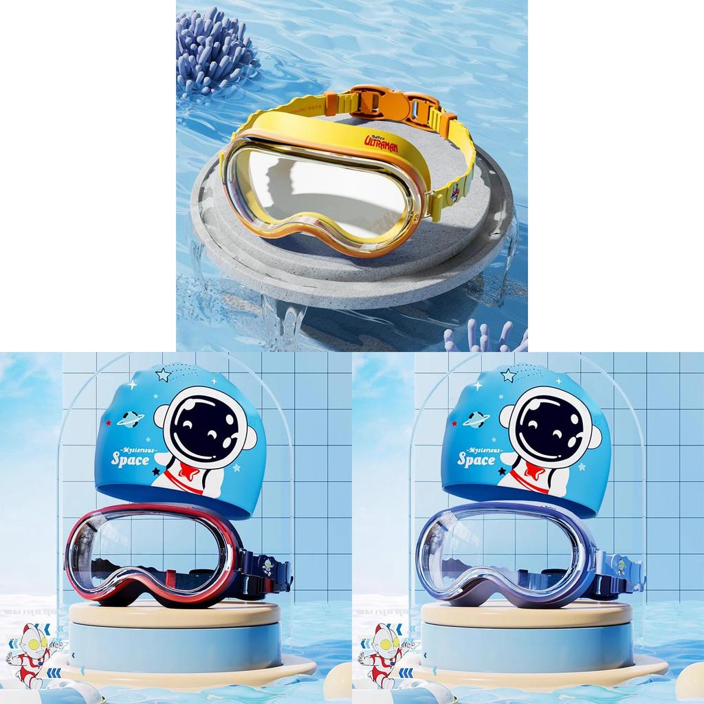 Ultraman Childrens Swimming Goggles With Waterproof Pc Lenses For Kids Recreational Swimming
