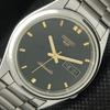 USED VINTAGE SEIKO 5 AUTOMATIC JAPAN MENS DAY/DATE BLACK WATCH 608g-a316347-9 SKU608g-a316347
