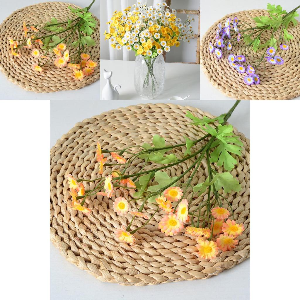 Realistic Faux Chamomile Flowers For Wedding Decoration Outdoor Photography Props