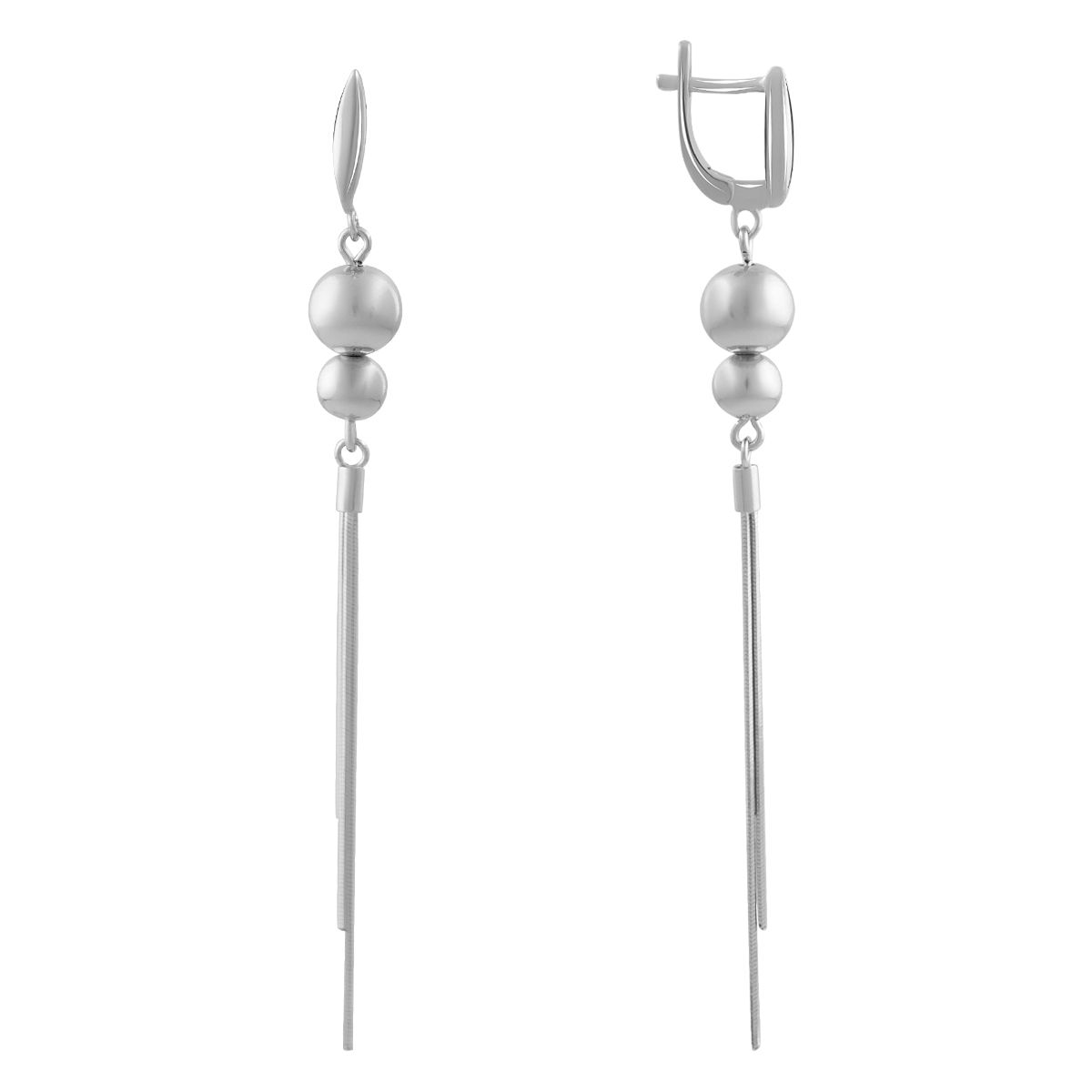 

Срібні сережки ProJewelry без каміння (2082491)
