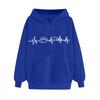 2026 spring love printing cross-border sweater loose men's and women's trendy hoodies hooded tops women's European and American clothing