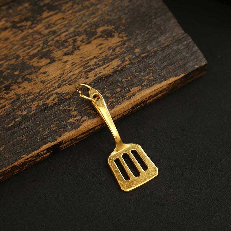 Mini Pala Dorata Pentola Dorata Portachiavi Gadget di Gioco Teamfight Tactics Portachiavi Giocattolo Creativo Ciondolo Portachiavi per Borsa Chiavi Auto