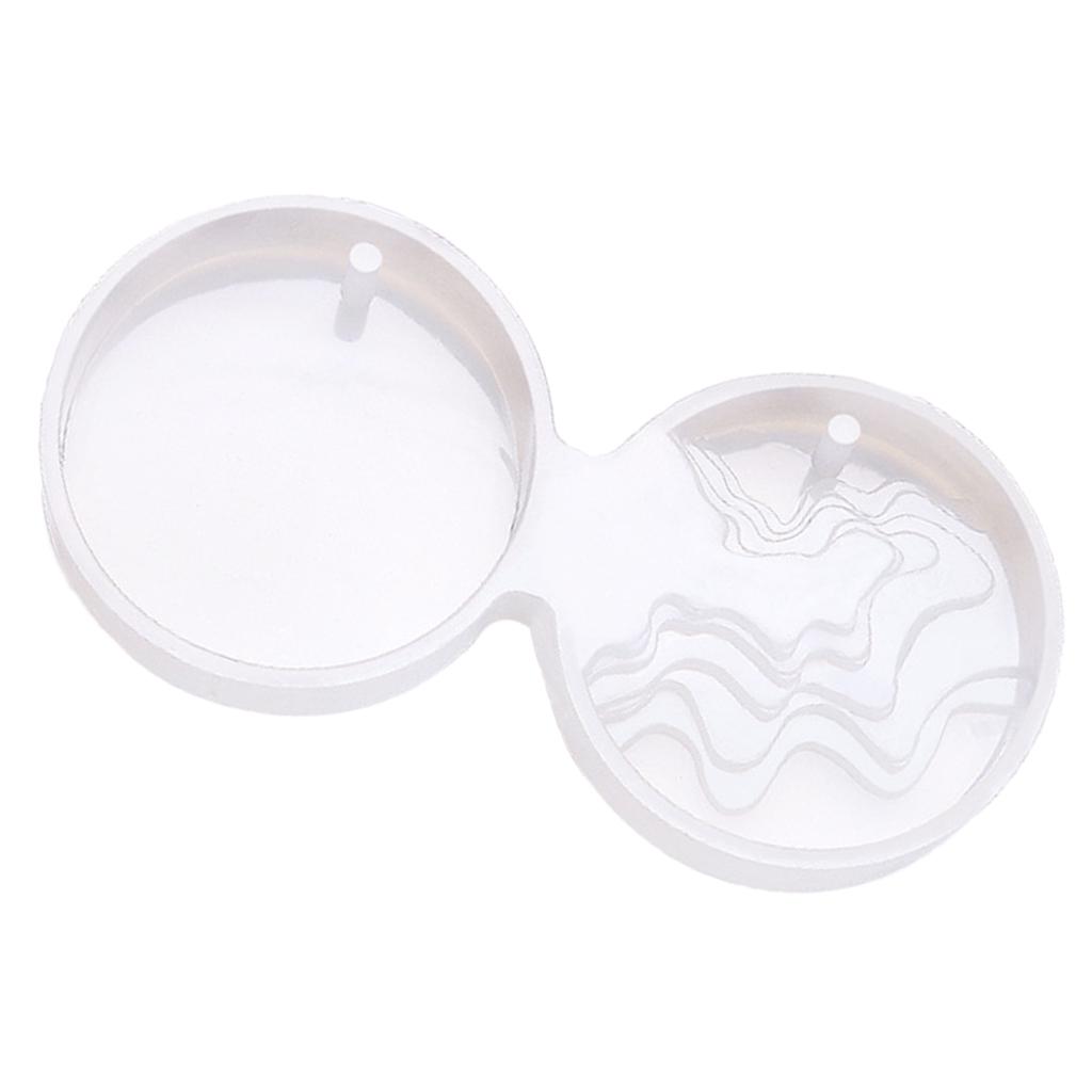 Moule d'île en Silicone, moules d'ornement, pendentif de bijoux, artisanat de fabrication 51x46x10MM