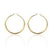 European and American exaggerated jewelry fashion alloy circle earrings niche geometric gold stud earrings women's earrings