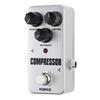 Mini Electric Guitar Bass Effect Pedal COMPRESSOR Fully Analog Circuit True Bypass Full Metal Shell
