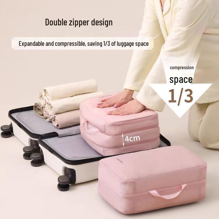 Portable Travel Compression & Clothing Organizer Bag – Large Capacity