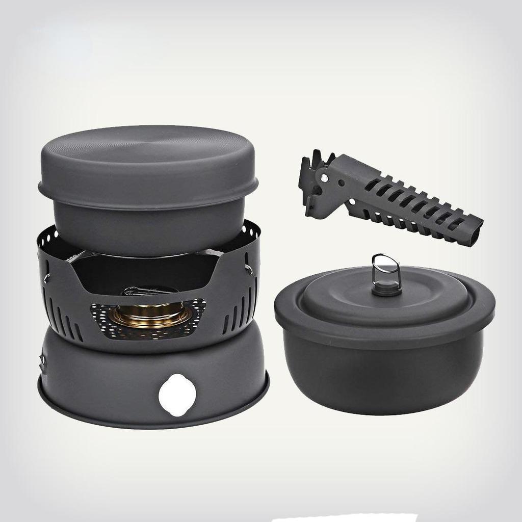 10-teiliges Outdoor-Camping-Picknick-Kochset, Utensilien, Spirituskocher,  Alkoholbrenner, Kochtopf, Windschutzscheibe gnstig kaufen  Preis,  kostenloser Versand, echte Bewertungen mit Fotos  Joom