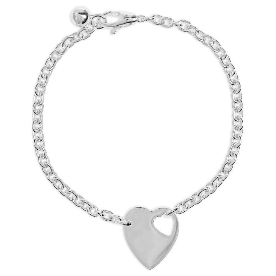 GUCCI Heart-charm Chain-kink Bracelet YBA796301001