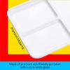 MEEDEN Ceramic Watercolor Palette, Suitable for Watercolors, Acrylics, and Gouache. Easy To Clean, Use, and Carry. 25 X 18 Cm. Ideal for Students, Beg
