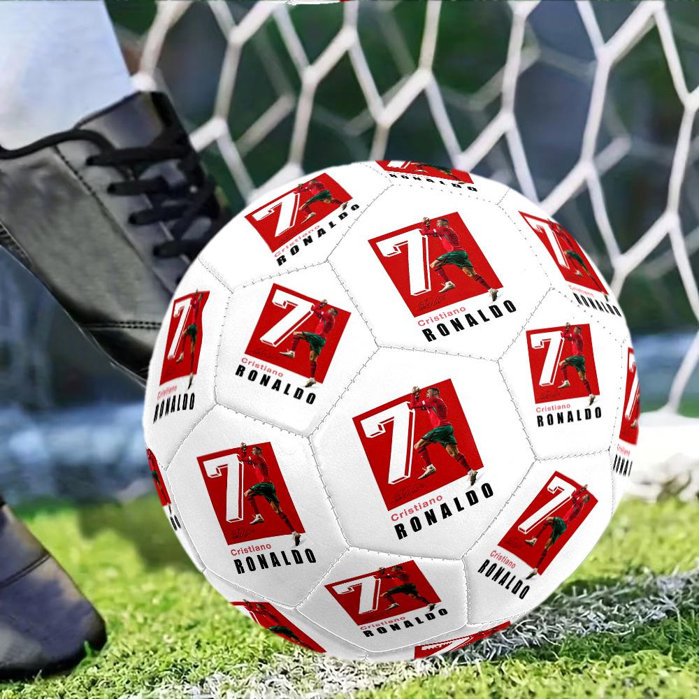 Cristiano Ronaldo19 Size 5 Soccer Football Machine Sewn Indoor/Outdoor Universal Football Surprise Collection Gift