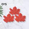 200Pcs Artificial Maple Leaf Realistic Fake Silk Colorful Fall Maple Leaves Decoration Halloween Party Thanksgiving Day Autumn Festival Decor Photo